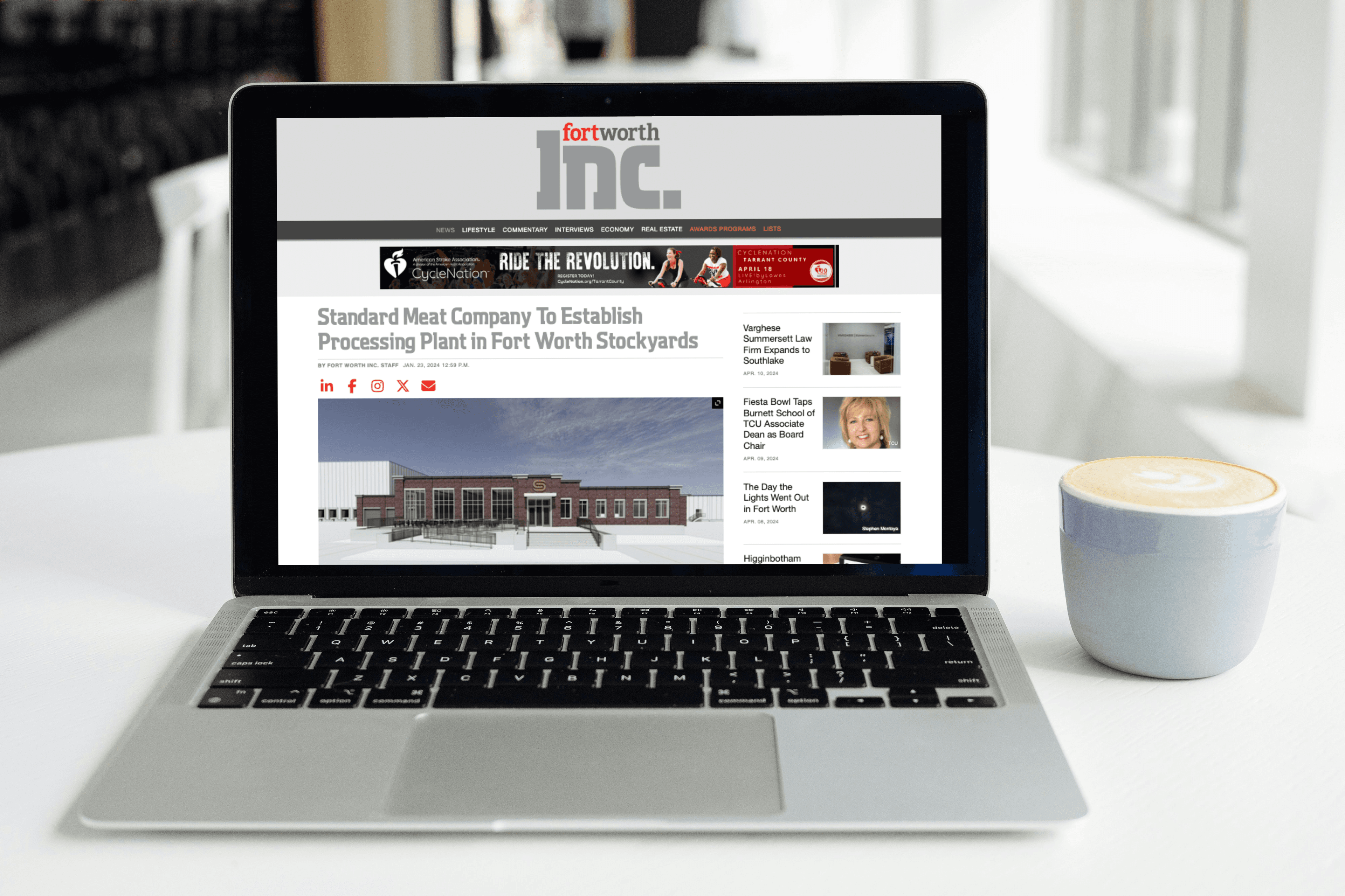 Press Coverage for Standard Meat's New Plant