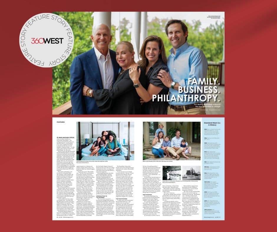 Rosenthal Family in 360West Magazine
